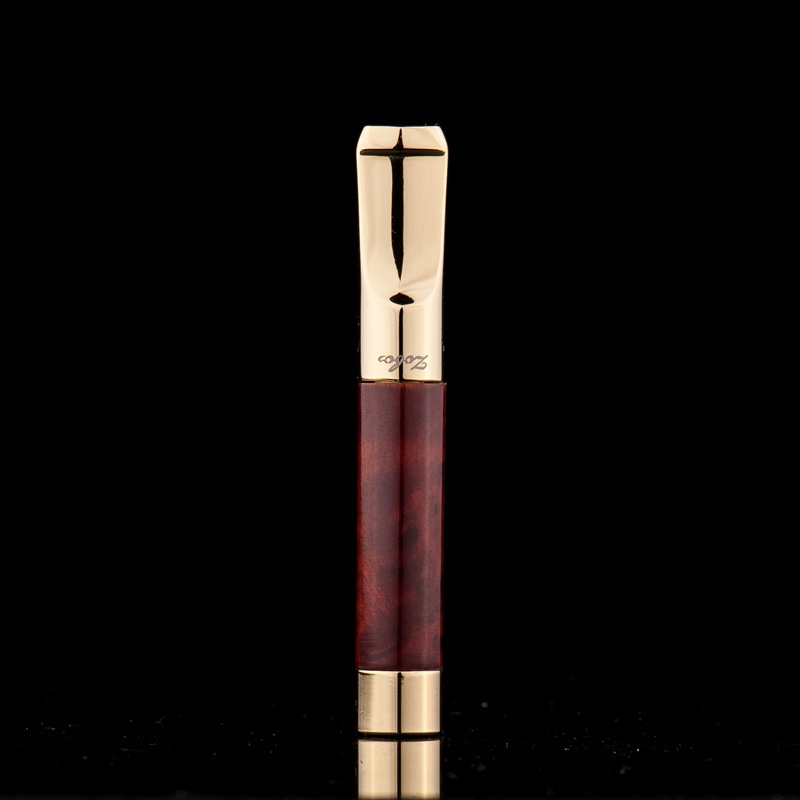 Đầu lọc thuốc gỗ cao cấp hút điếu to và nhỏ 2 in 1 ZB-255 (Đỏ)